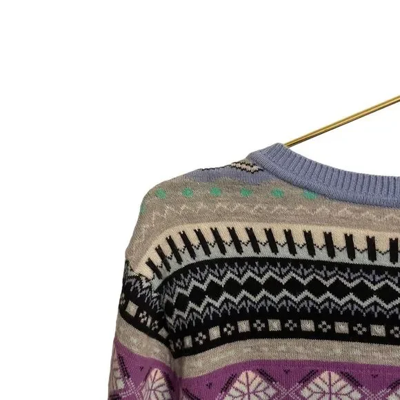 Talbots Fair Isle Wool Blend Crewneck Sweater Size XL NWT - Picture 11 of 12